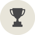 Icon graphic of a trophy.