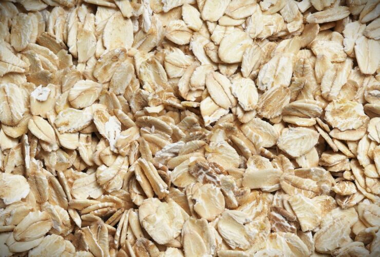Close up image of oats.
