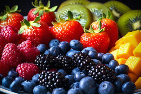 Fresh fruit.